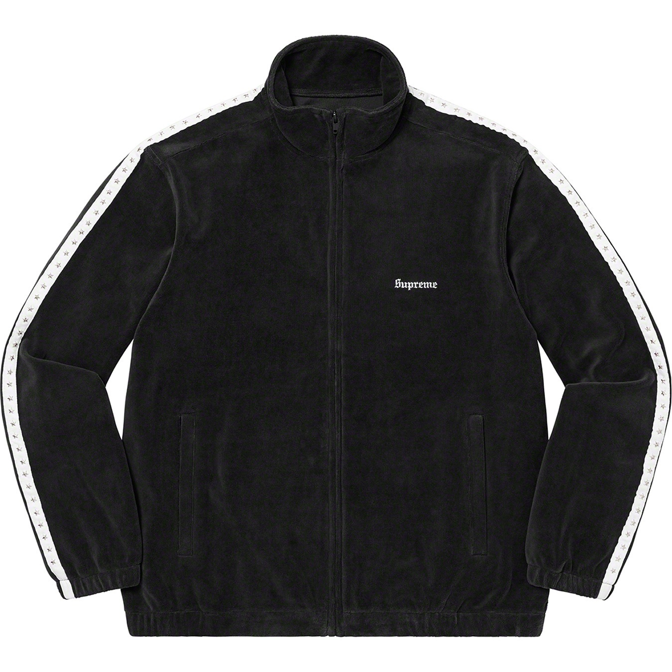 Studded Velour Track Jacket view 3